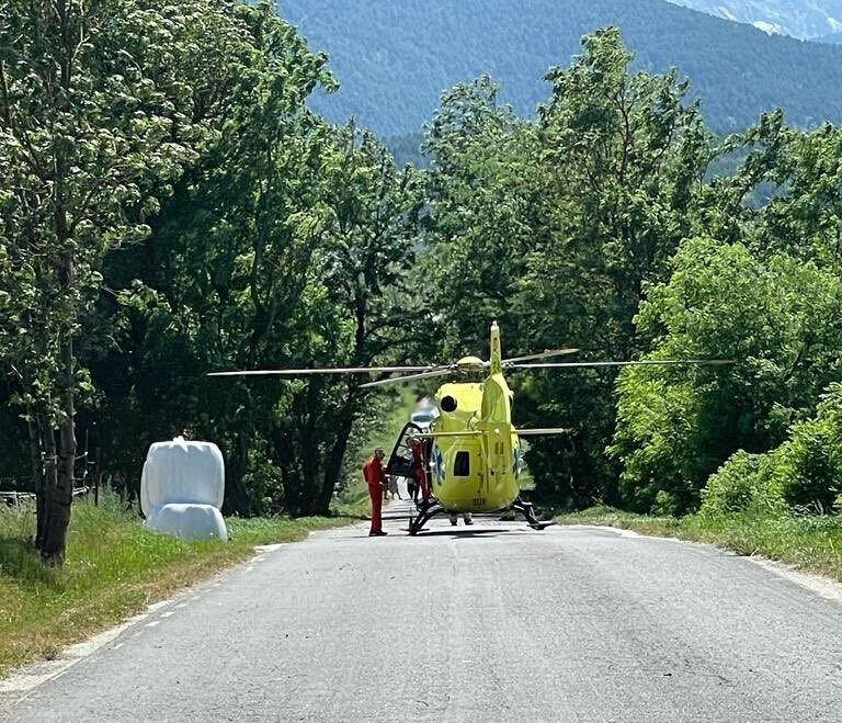 Accident ciclista carretera Bellver a Pi 2