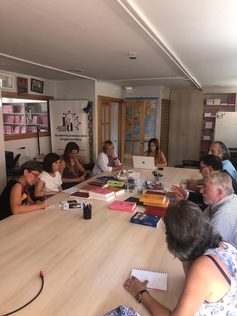 Reunió de les candidates d'Esquerra Republicana a l'Institut d'Estudis Aranesos