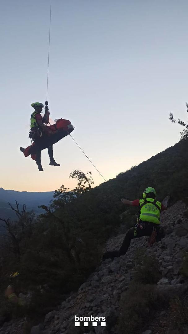 Rescat parapentista Organyà