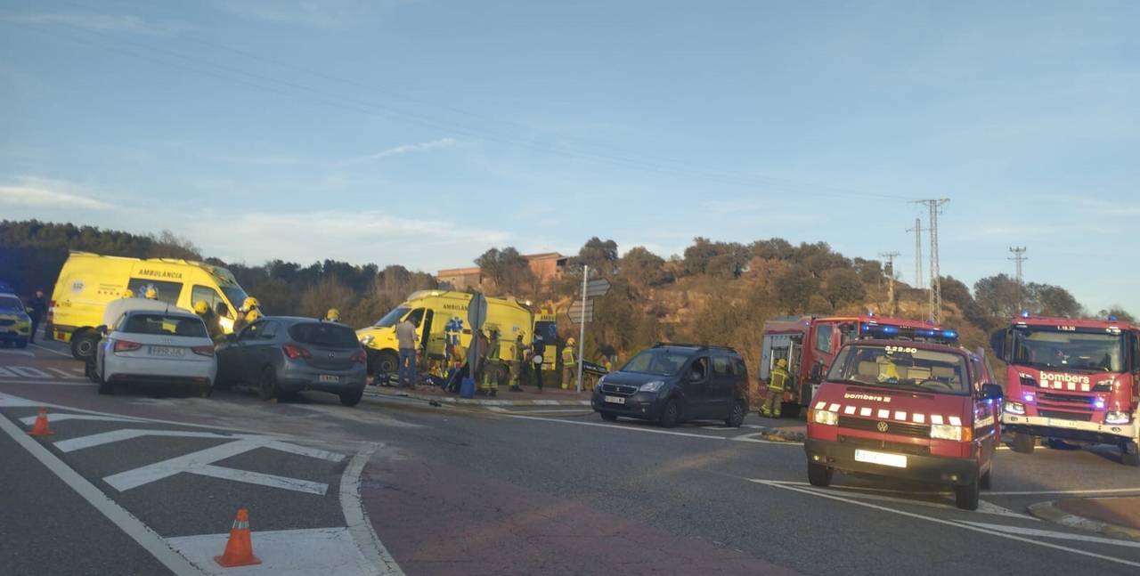 Accident a Bassella