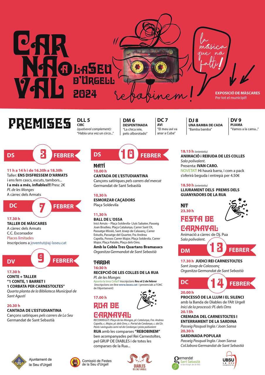 Carnaval2024 CARTELL LA SEU