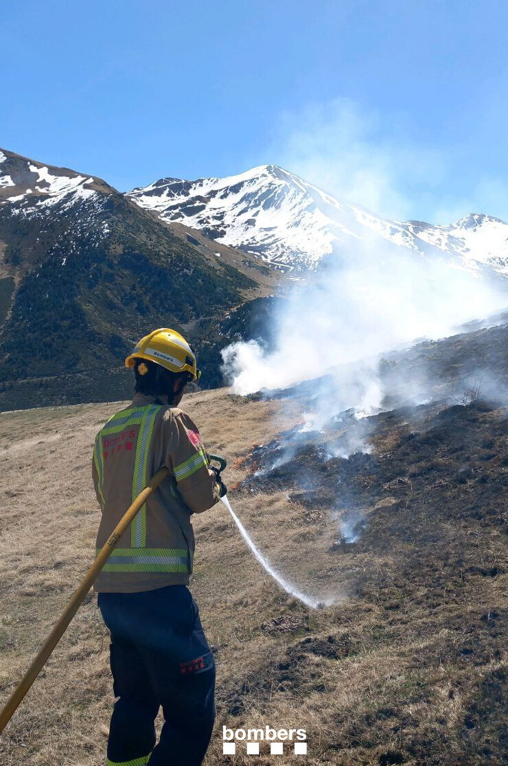Incendi pastures Vall de Boí