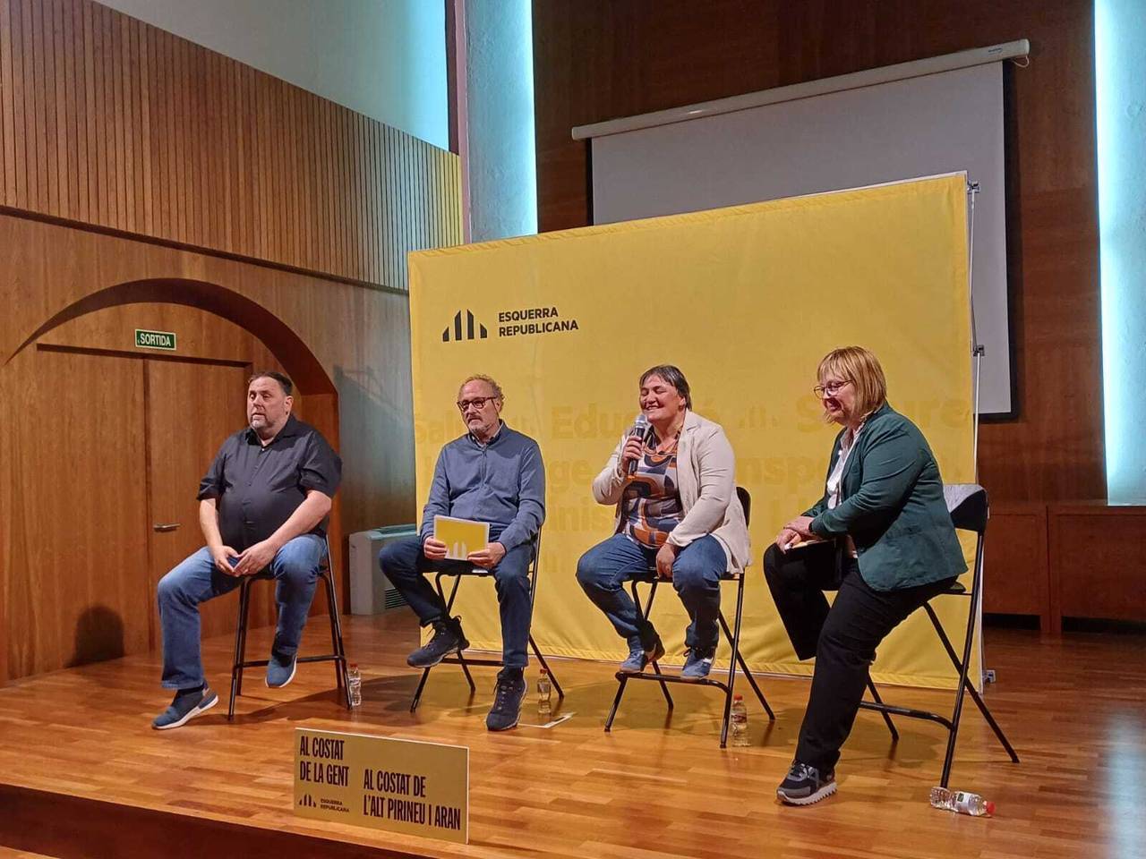 Acte de campanya amb Oriol Junqueras a La Seu d'Urgell 3