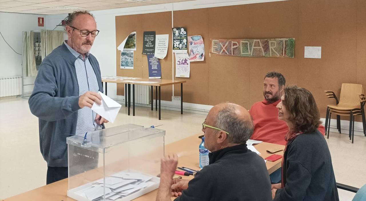 Pepe Vidal votant