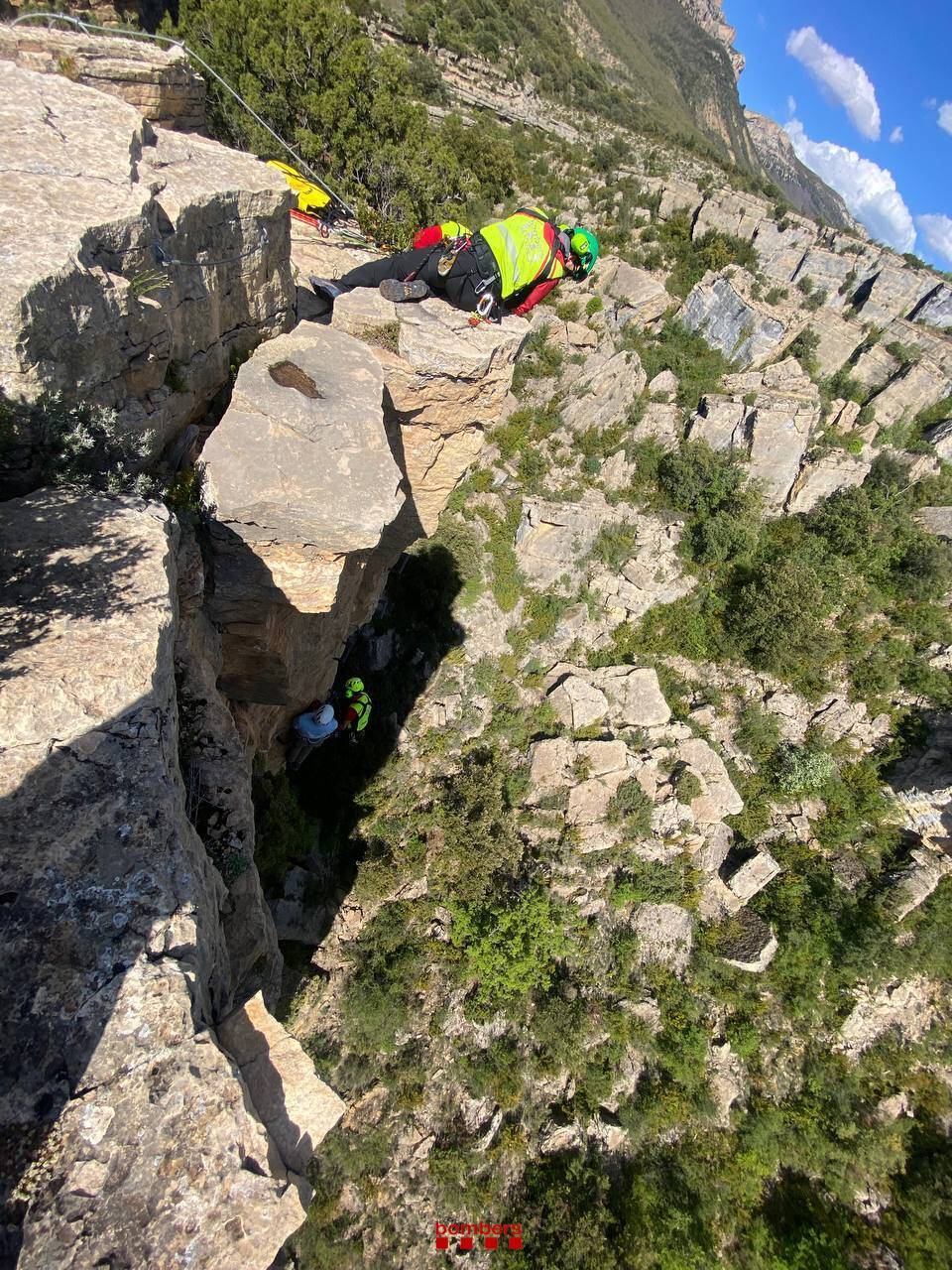 Rescat via ferrata Sant Esteve de la Sarga 2