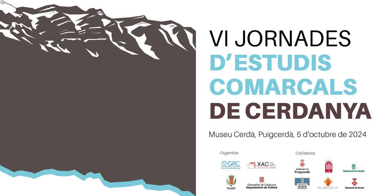 Jornades estudis comarcals de Cerdanya 2024 cartell