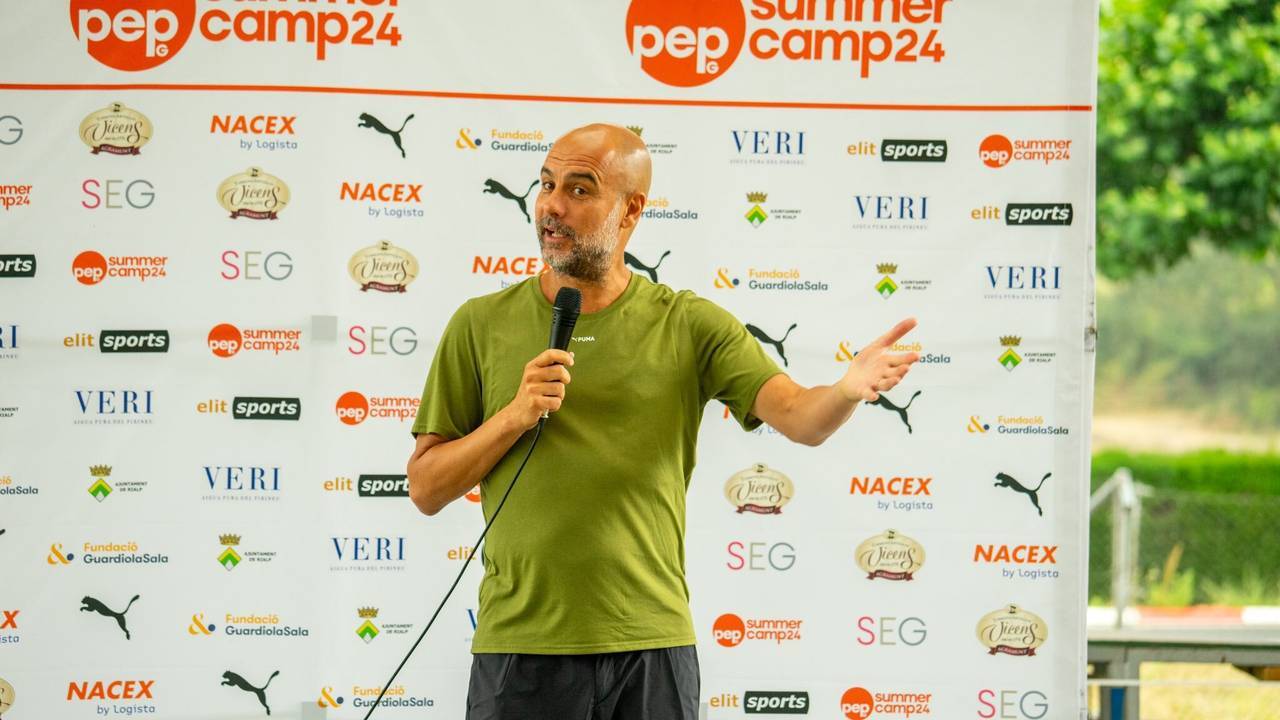 Pep Guardiola al campus de Rialp 2