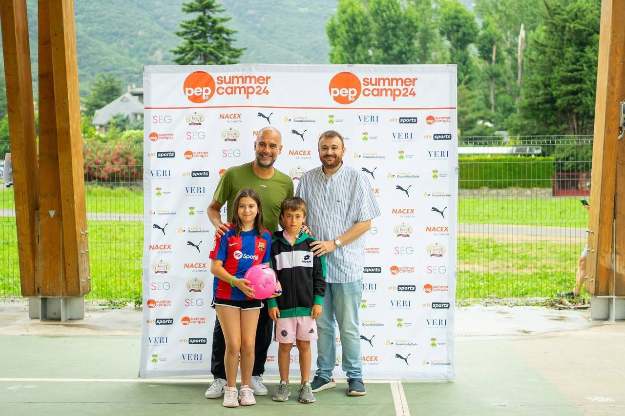 Pep Guardiola al campus de Rialp 3
