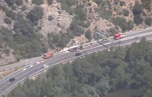 accident c-14 Fígols Alinyà