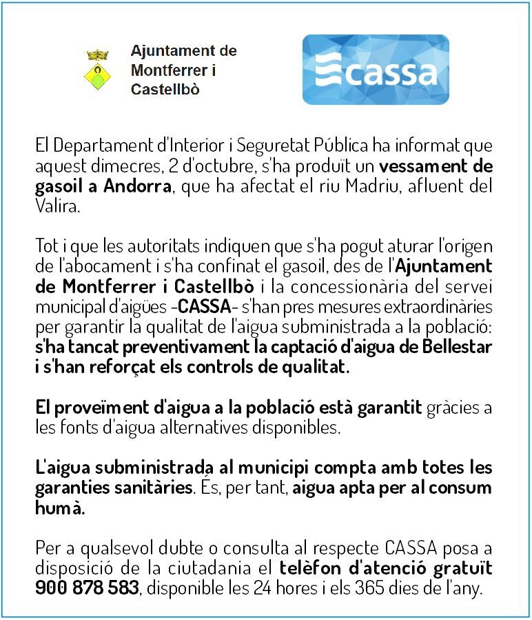 CASSA Montferrer i Castellbò