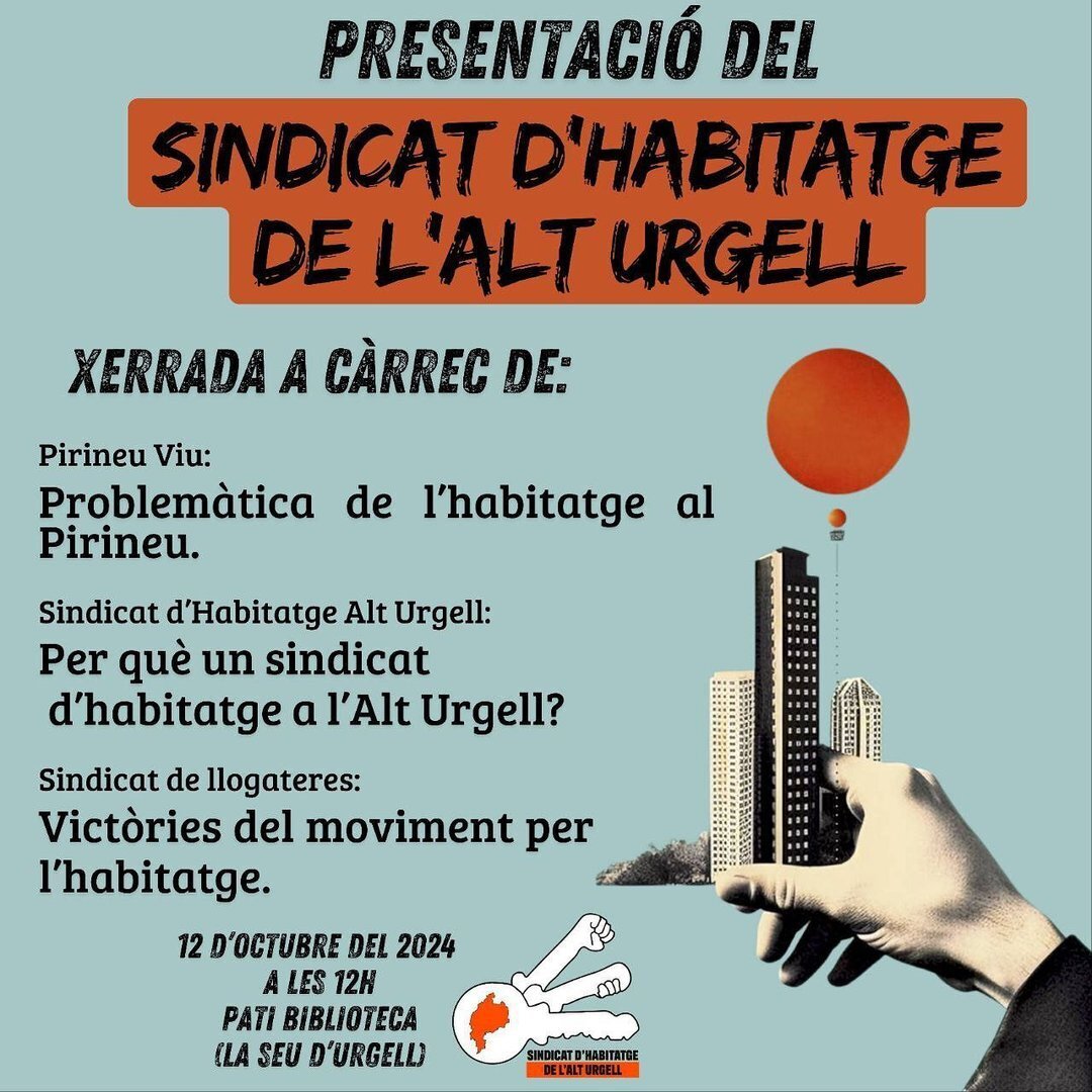 Sindicat habitatge Alt Urgell acte