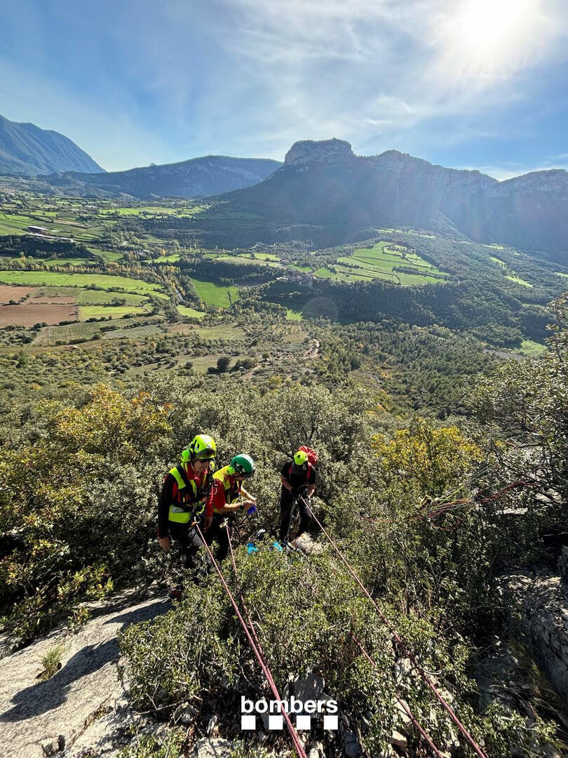 Parapentista Organyà rescat 2