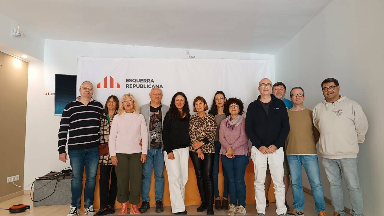 Executiva entrant i sortint d'ERC Tremp