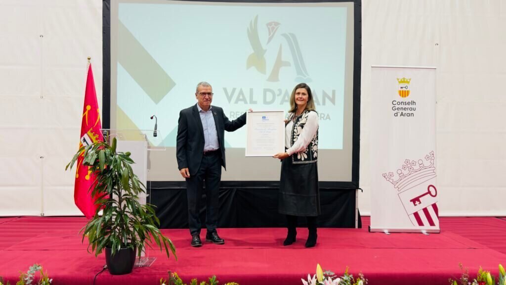 certificat Oficiau dera Val d’Aran com a Resèrva dera Biosfèra 1