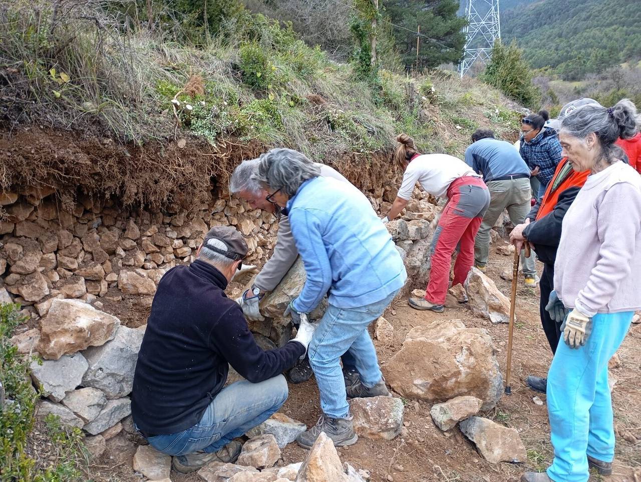 Pedra seca Tuixent Museu de Camins