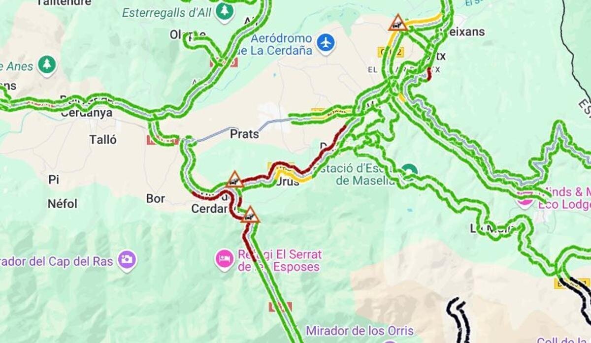 Retencions Túnel del Cadí
