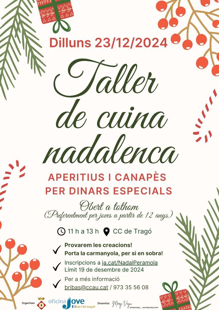 Cartell Nadal Peramola Jove 2024 - Definitiu