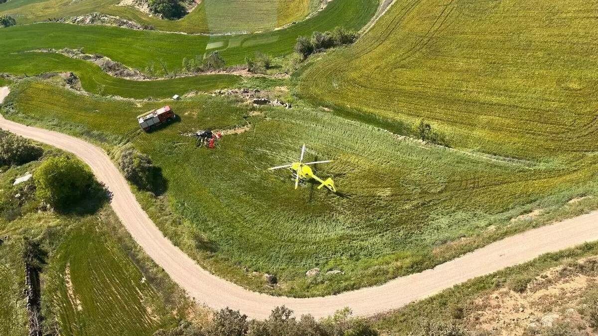 Helicòpter accident Canv Valls