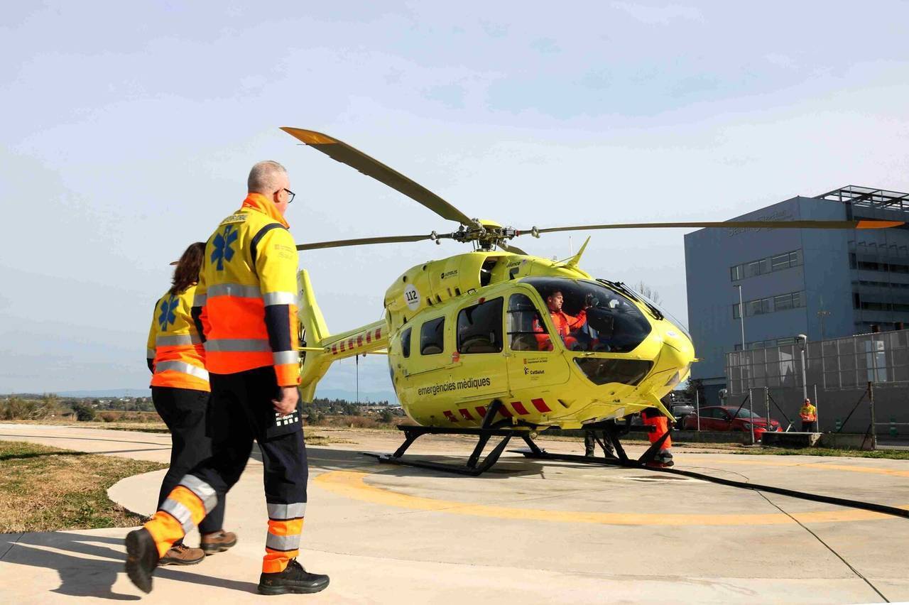 Helicòpter medicalitzat Parc Taulí 1