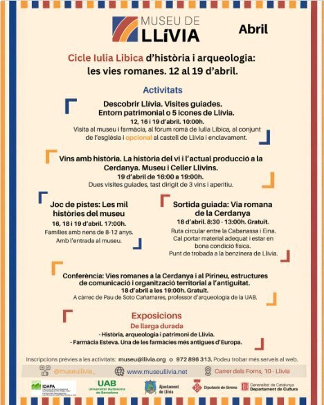 Museu de Llivia activitats abril