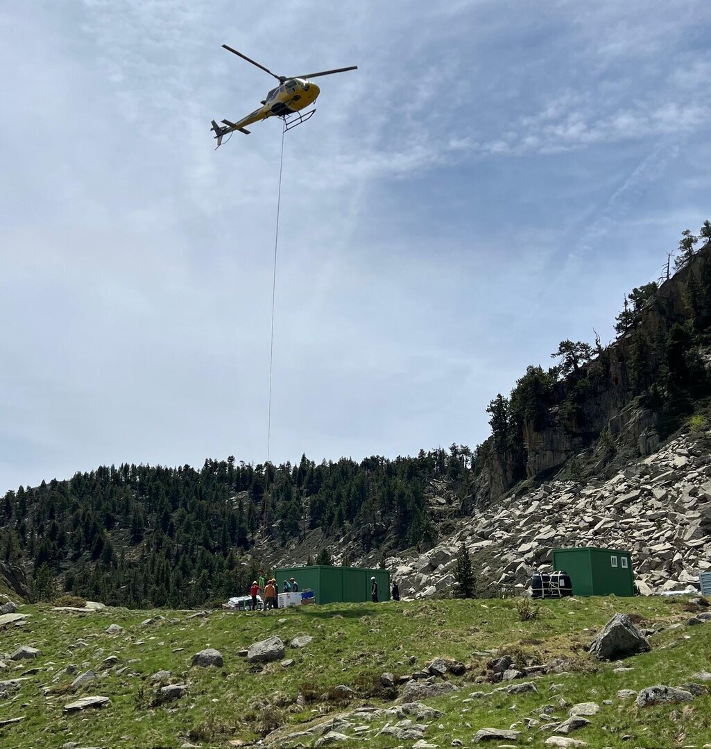 Campament temporal helitransportat Forestal Catalana 2