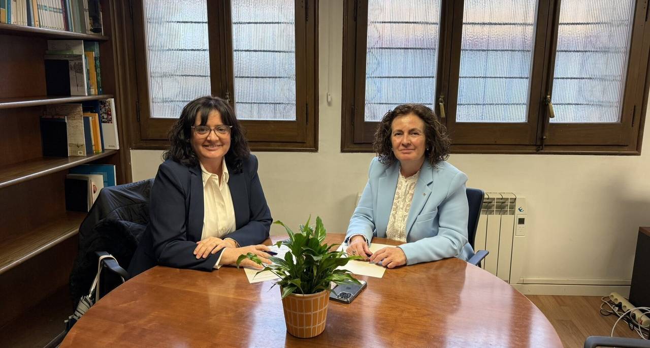 Carlota Valls amb Sílvia Romero