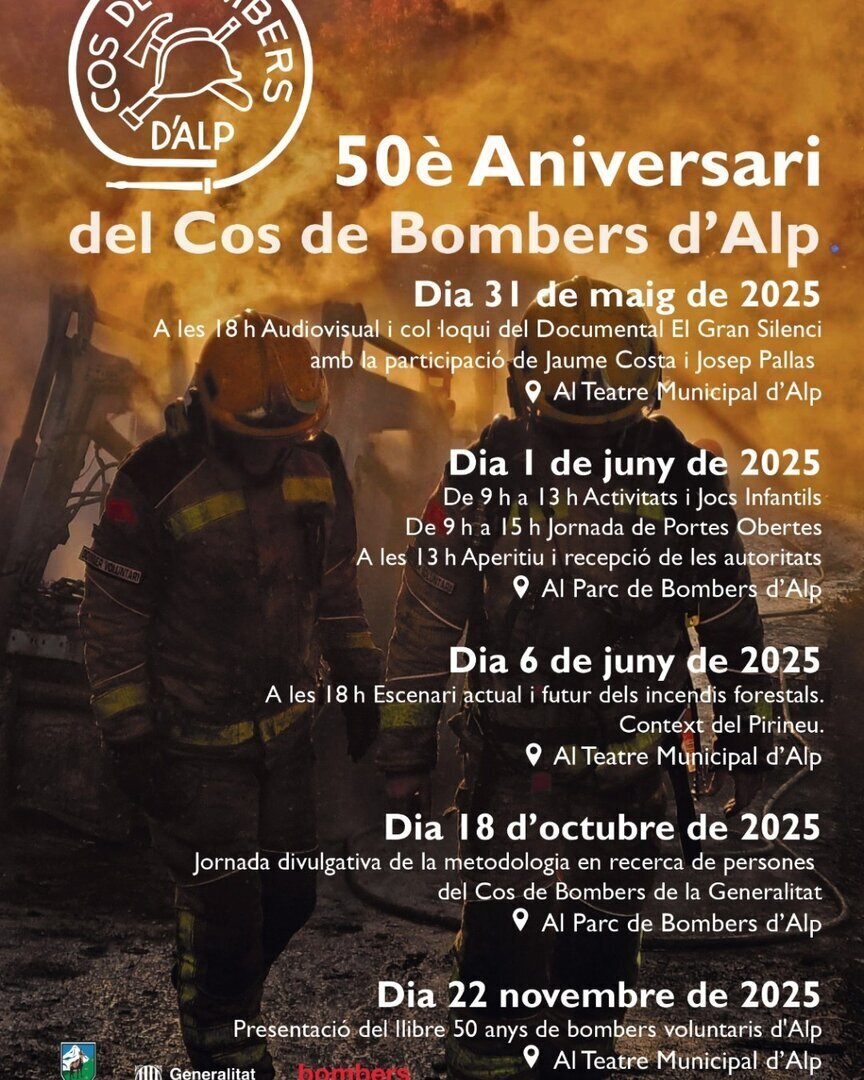 Parc Bombers Alp 50 anys