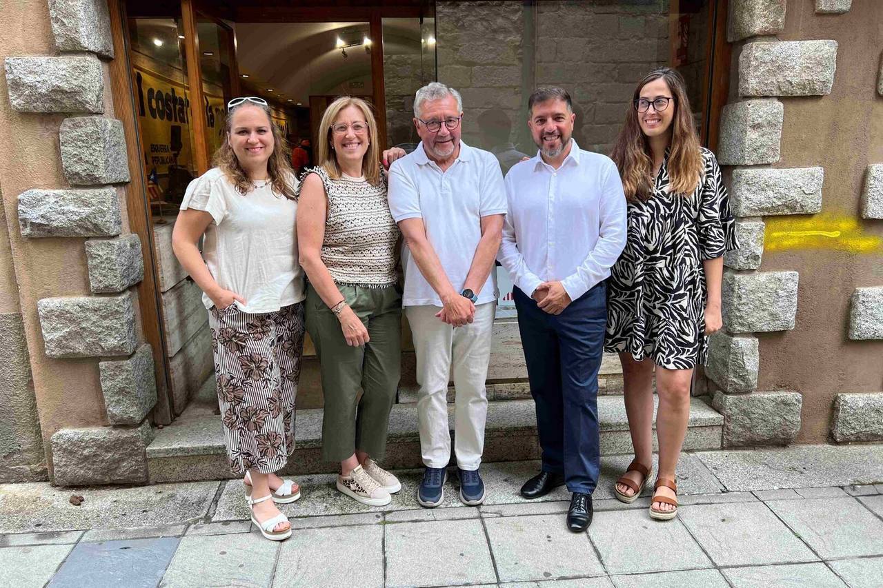 ERC Puigcerdà Roda de premsa moció censura 2