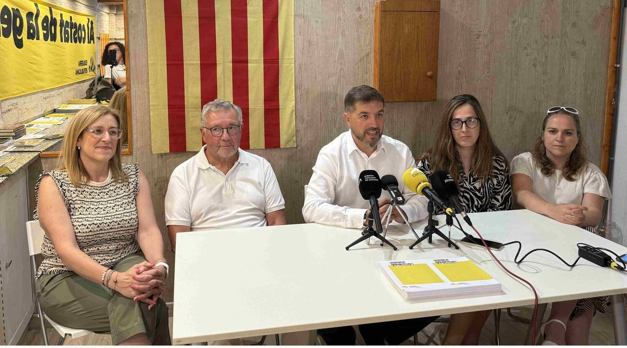 ERC Puigcerdà Roda de premsa moció censura 4 @Feliu Sirvent