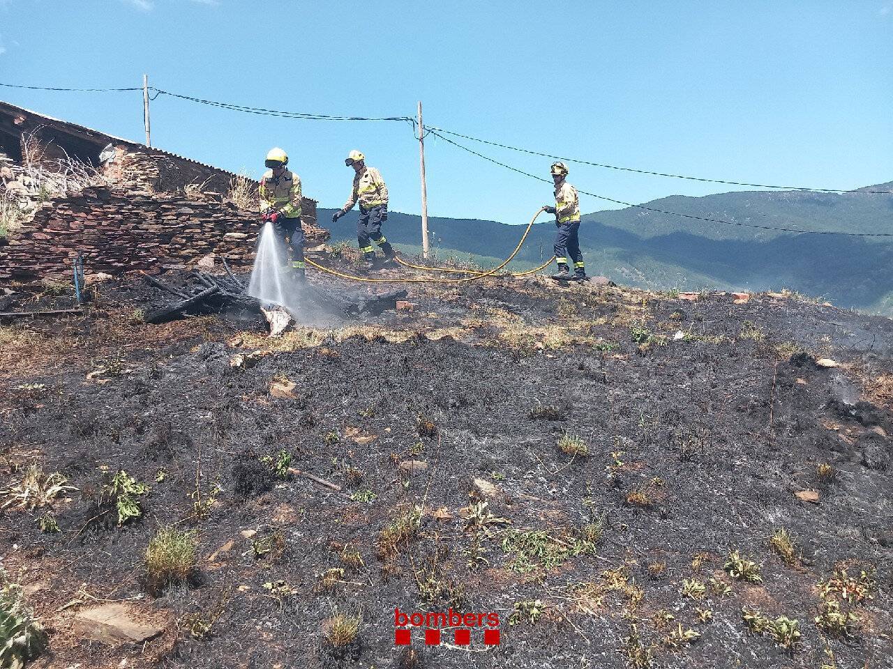 Incendi Sant Andreu de Castellbò 2