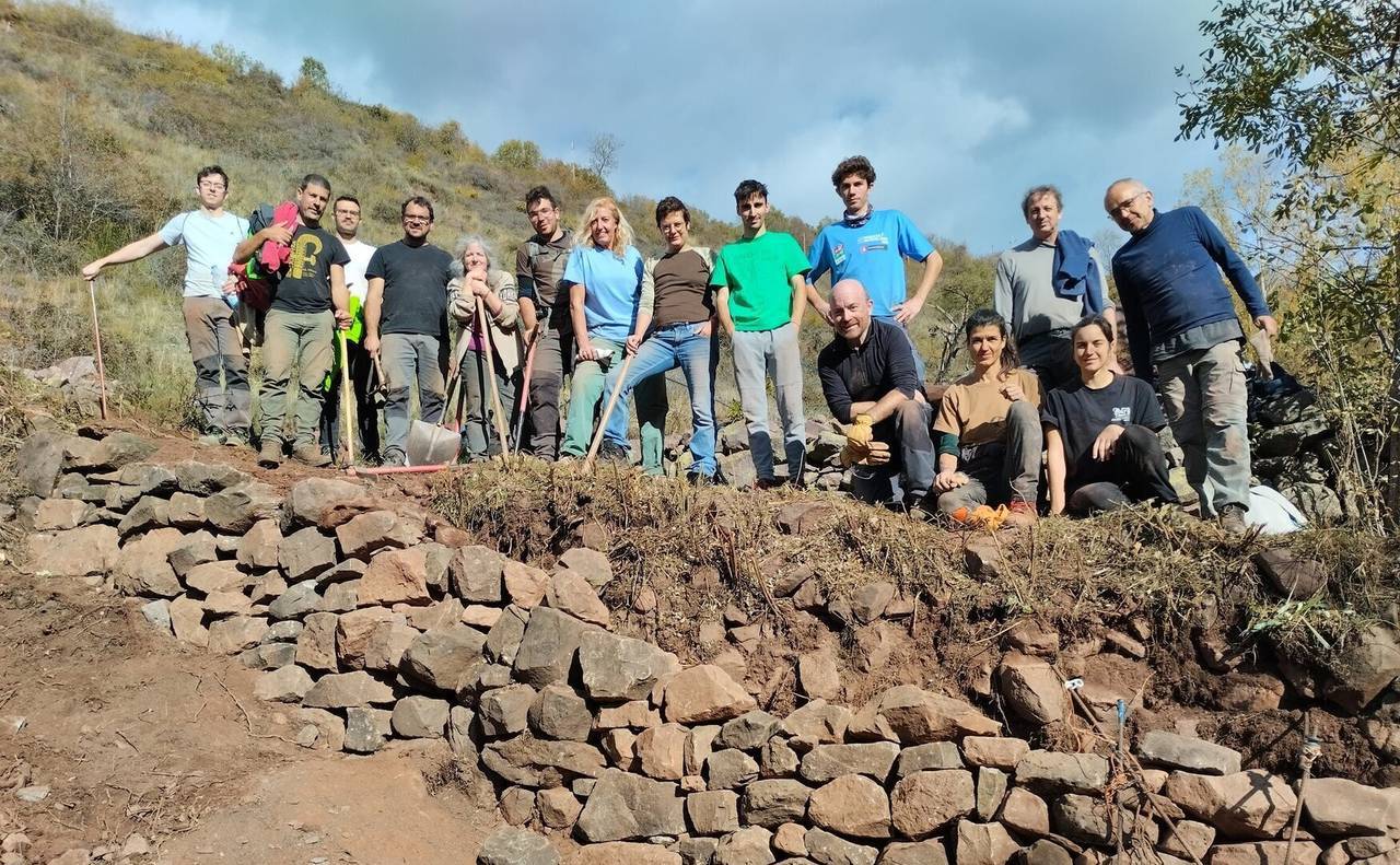 Pedra seca curs Museu de Camins 1