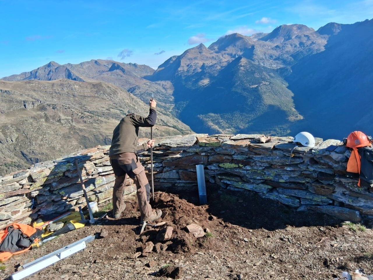 cartell panoràmic del mirador del Tuc de la Cima 2