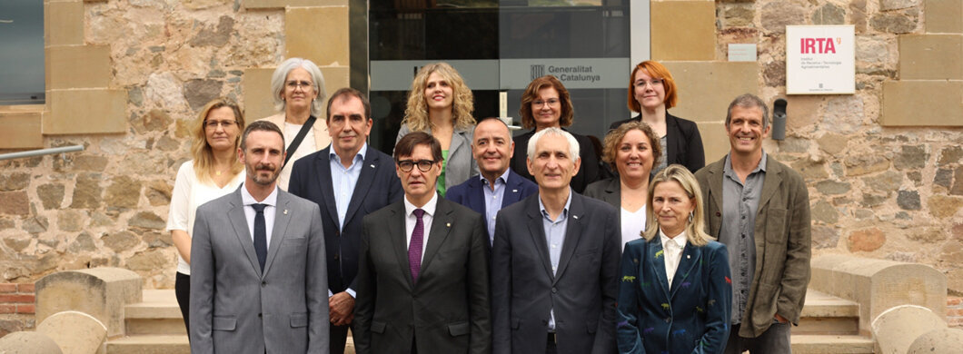 El president Illa visita la seu de l'IRTA ©DARPA