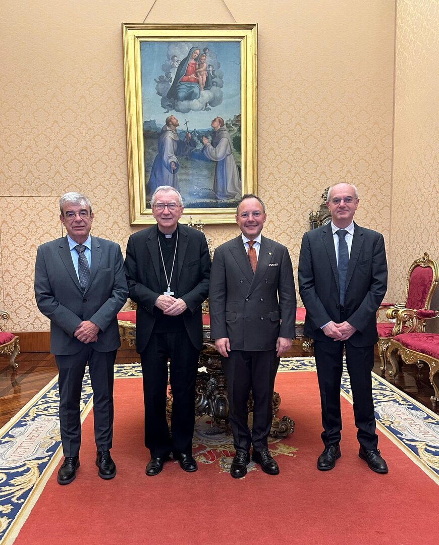 Govern Andorra Reunió amb el cardenal Pietro Parolin 2