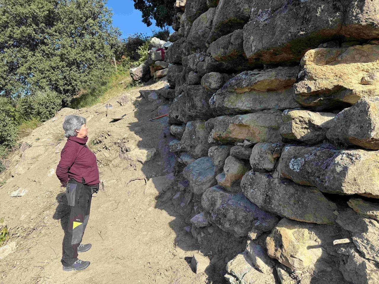 Castell de Mur excavació 2