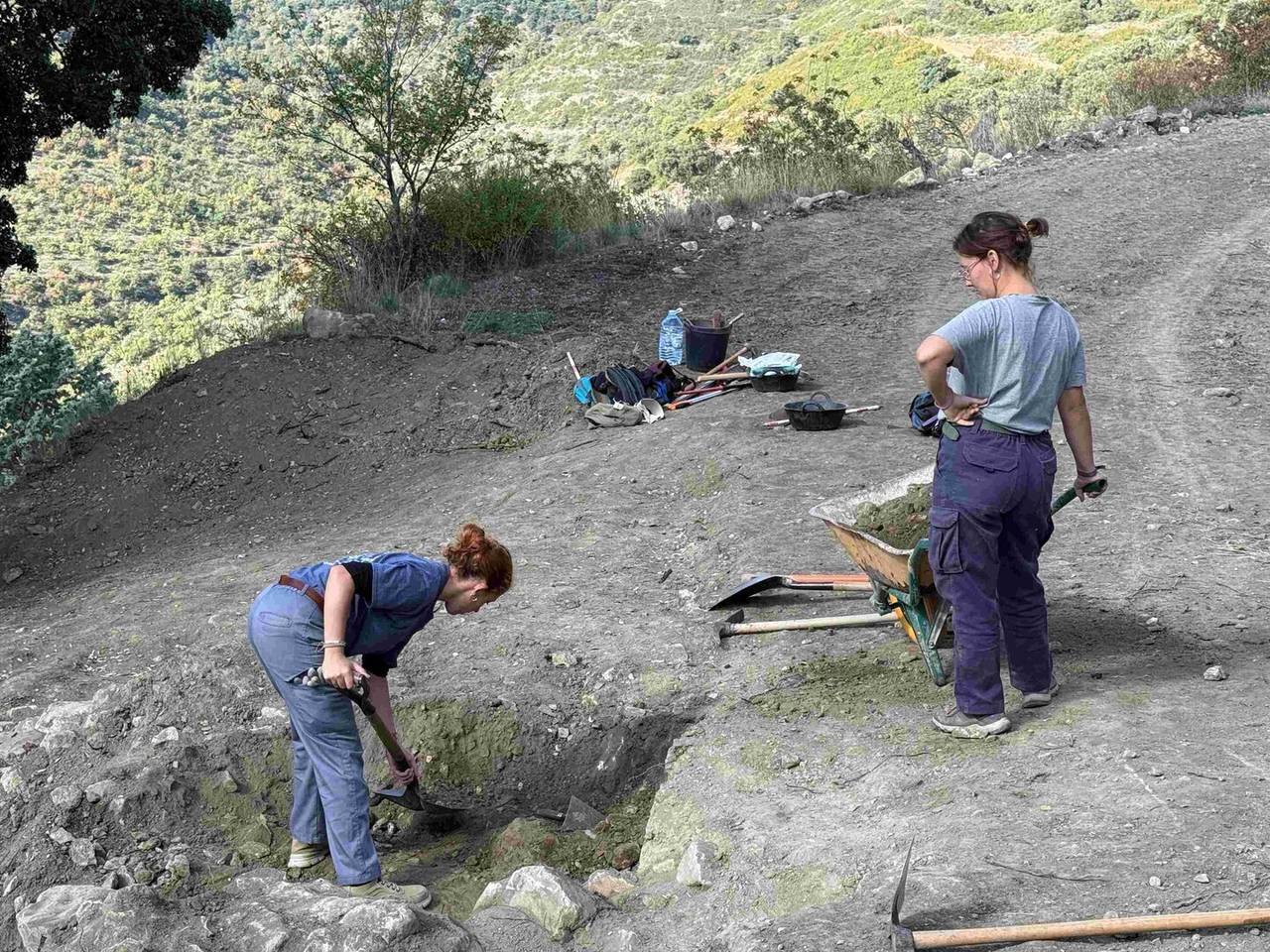 Castell de Mur excavació 3