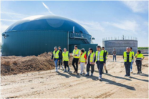 Visita a les instal•lacions del futur digestor de biogàs d’Alcarràs Bioproductors.