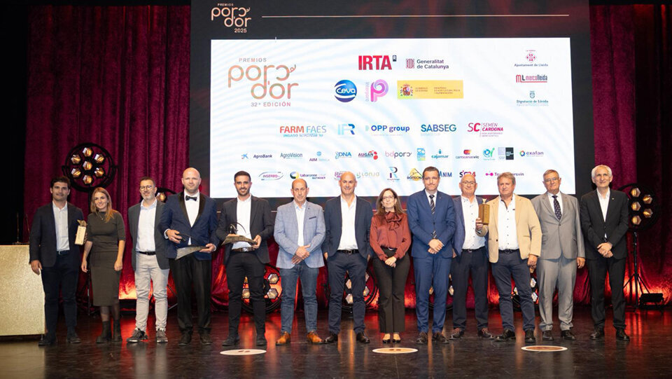 Guardonats del Premi Porc d'Or 2025 ©Irta