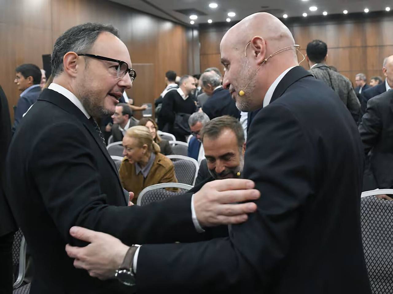 Cavier Espot amb Carlos Prieto