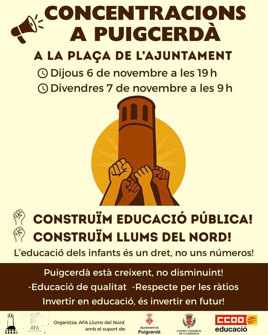 Escola Llums del Nord mobilització tancament 3