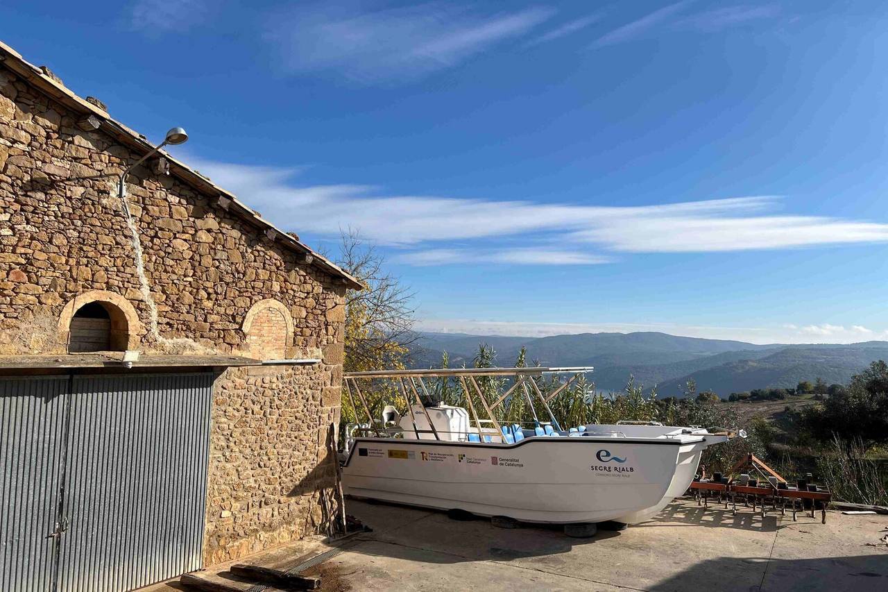 Catamarà pantà de Rialb 4