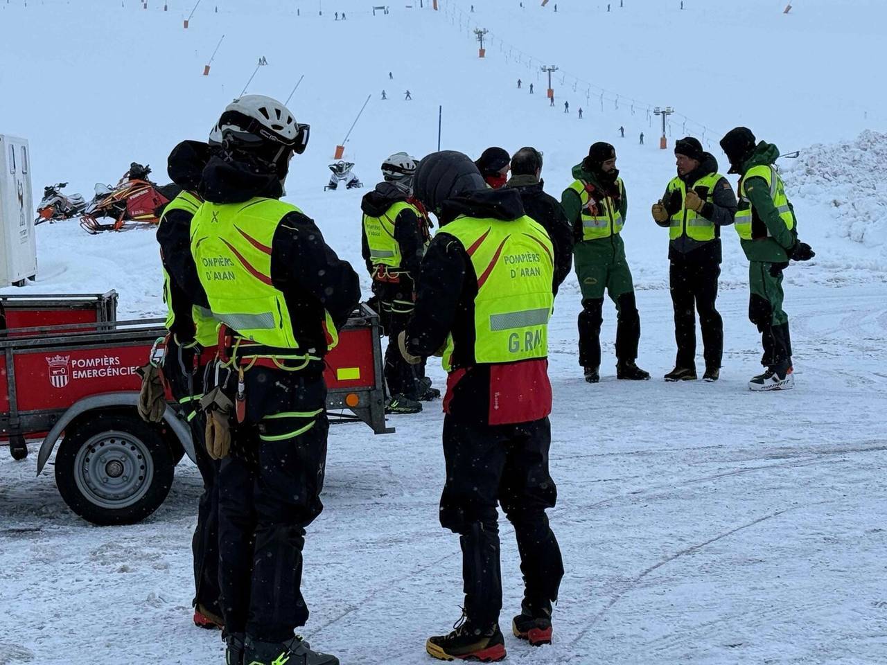 Pompiers d'Aran allau 2