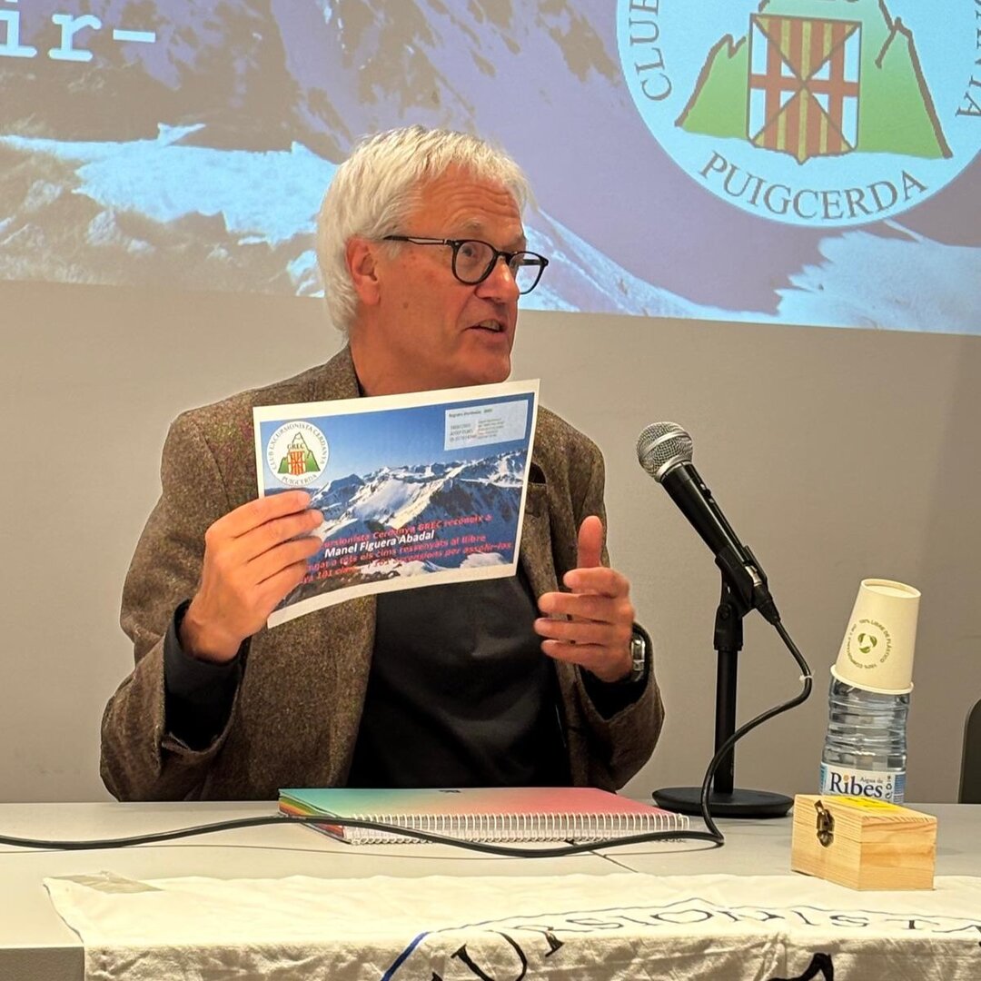 Manel Figuera presentació Cerdanya 101 cims 2