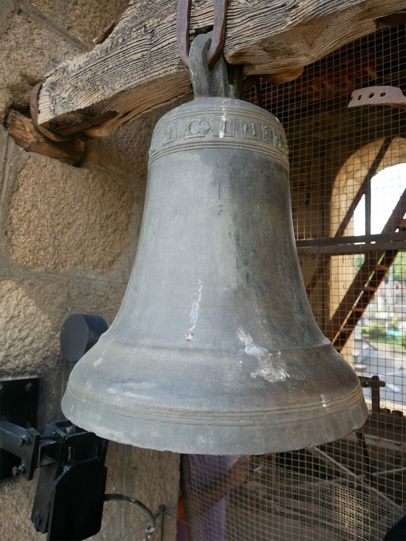 La campana Ave Maria Gràcia, una de les més antigues de Catalunya / Jordi Pardinilla.