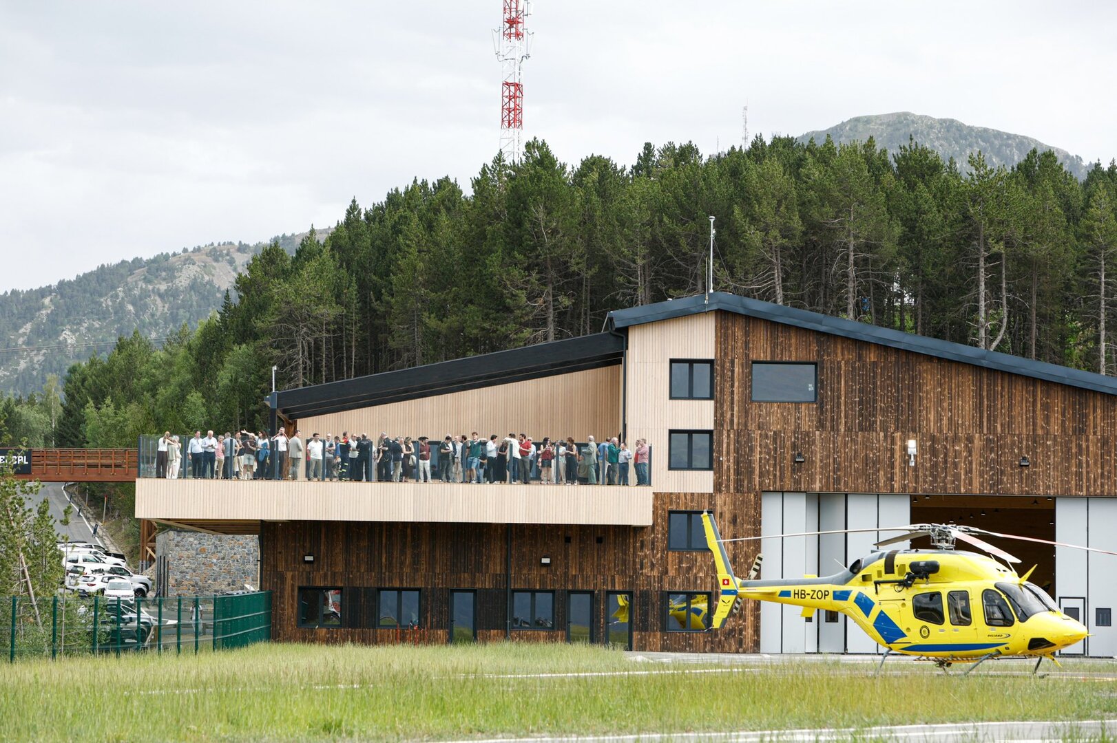 Inauguració l'Heliport Nacional a la Caubella 3